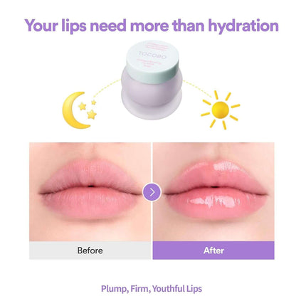 Lip Sleeping Mask Vegano — Purple Collagen (TOCOBO)