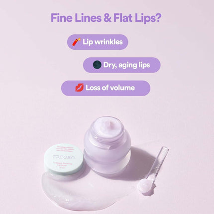 Lip Sleeping Mask Vegano — Purple Collagen (TOCOBO)