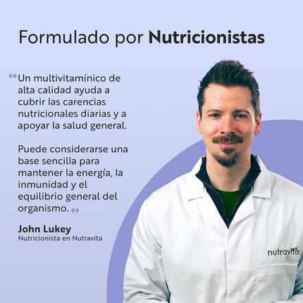 Nutravita Multivitaminas Mujer Y Homre - 365 Comprimidos Veganos