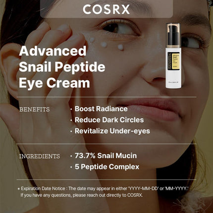 COSRX Advanced Snail Peptide Eye Cream (25 Ml)