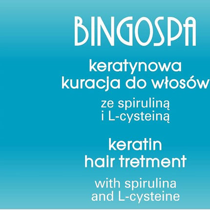 Tratamiento De Queratina Para Cabello Quebradizo, Cabello Dañado Y Puntas Abiertas Con Espirulina Y L-Cisteina - 250 G