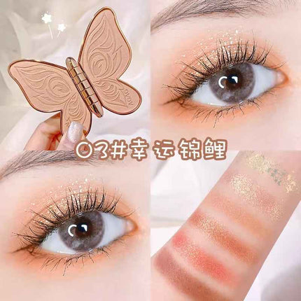 Paleta de Sombras 6 Colores Mate y Glitter