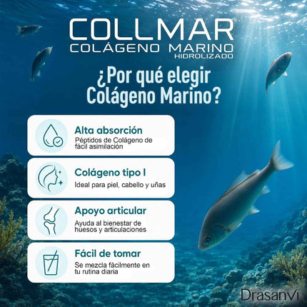 Collmar Colágeno Marino con Magnesio Drasanvi