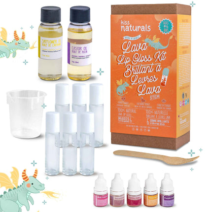 Kit DIY de Brillo Labial para Crear 6 Glosses