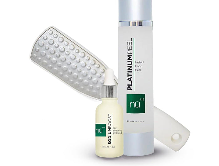 Foot care kit infografía