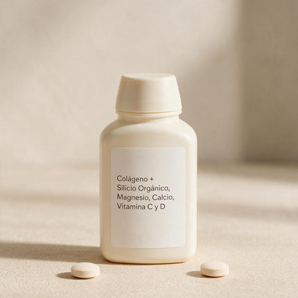 Colageno + Silicio Organico, Magnesio, Calcio, Vitamina C y D