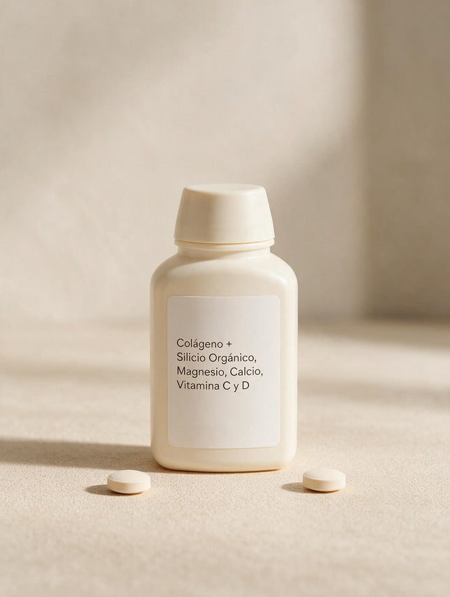 Colageno + Silicio Organico, Magnesio, Calcio, Vitamina C y D